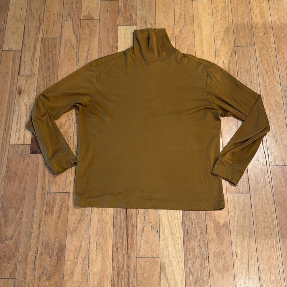 Murano | 💯 luxury cotton | Turtleneck | Pumpkin Pie Color | Women’s M